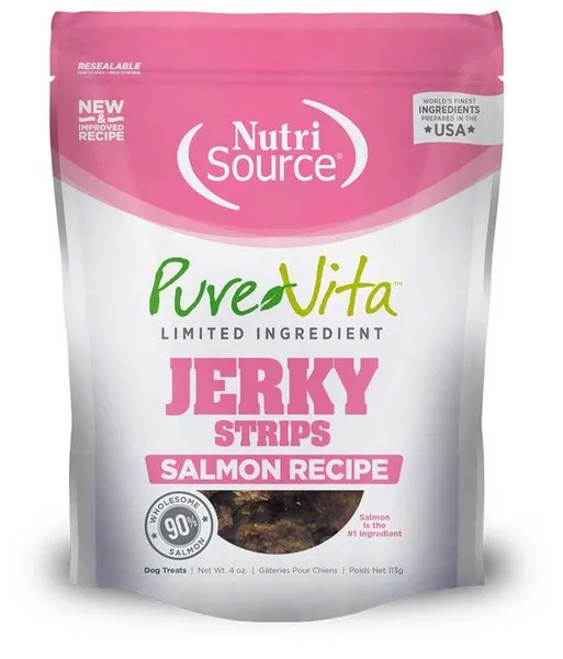 4 oz. Nutrisource Pure  Salmon Jerky - Health/First Aid